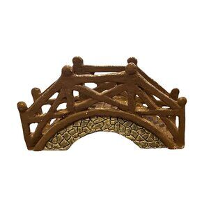 Vintage 98IRS China Lead Figure Walking Bridge 1" Hand Painted Toy